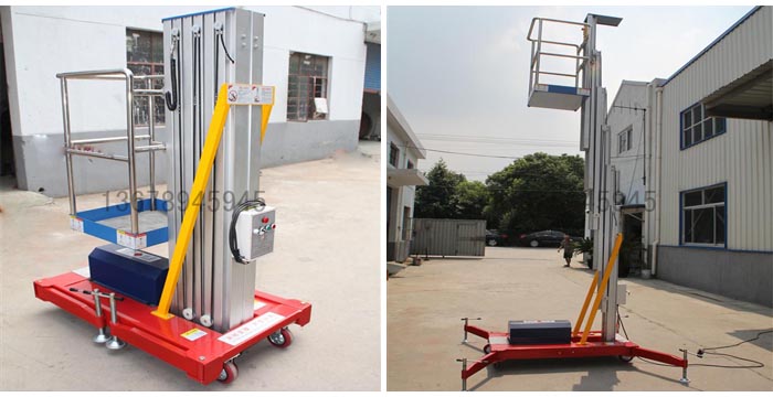 單桅式鋁合金升降機圖片1