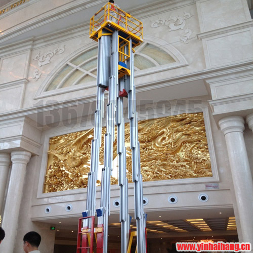 六桅桿鋁合金電動升降平臺